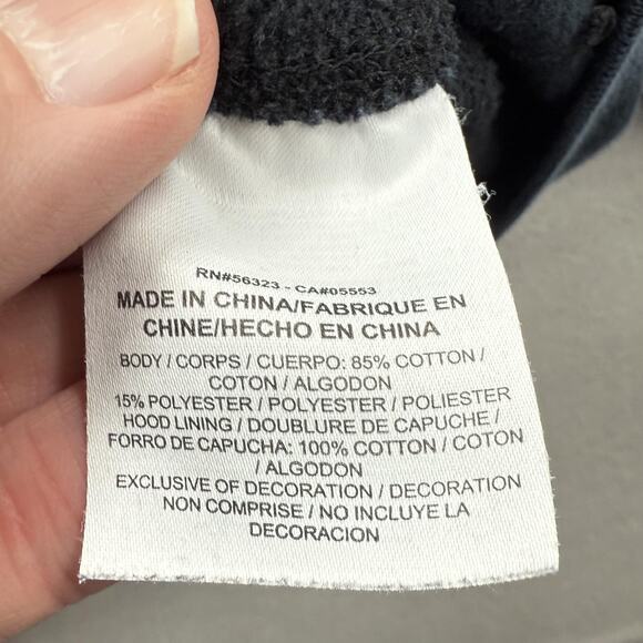 Nike Air Hoodie Mens Large Black Pullover Sweatshirt Swoosh Graphic Gym Workout. - Picture 10 of 10